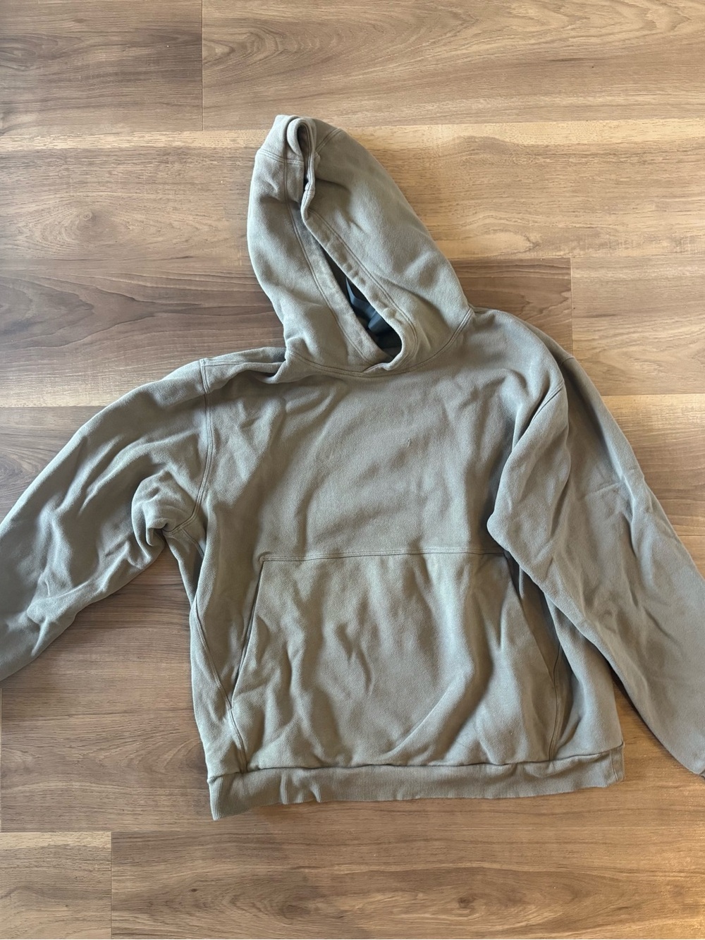 lululemon athletica Olive Green Crewneck Hoodie